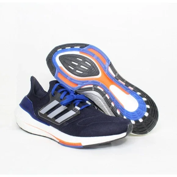 Adidas Ultraboost 22 Indigo Blue Running Shoes Sneakers Men's Size 12 GX6642 New - Picture 2 of 6